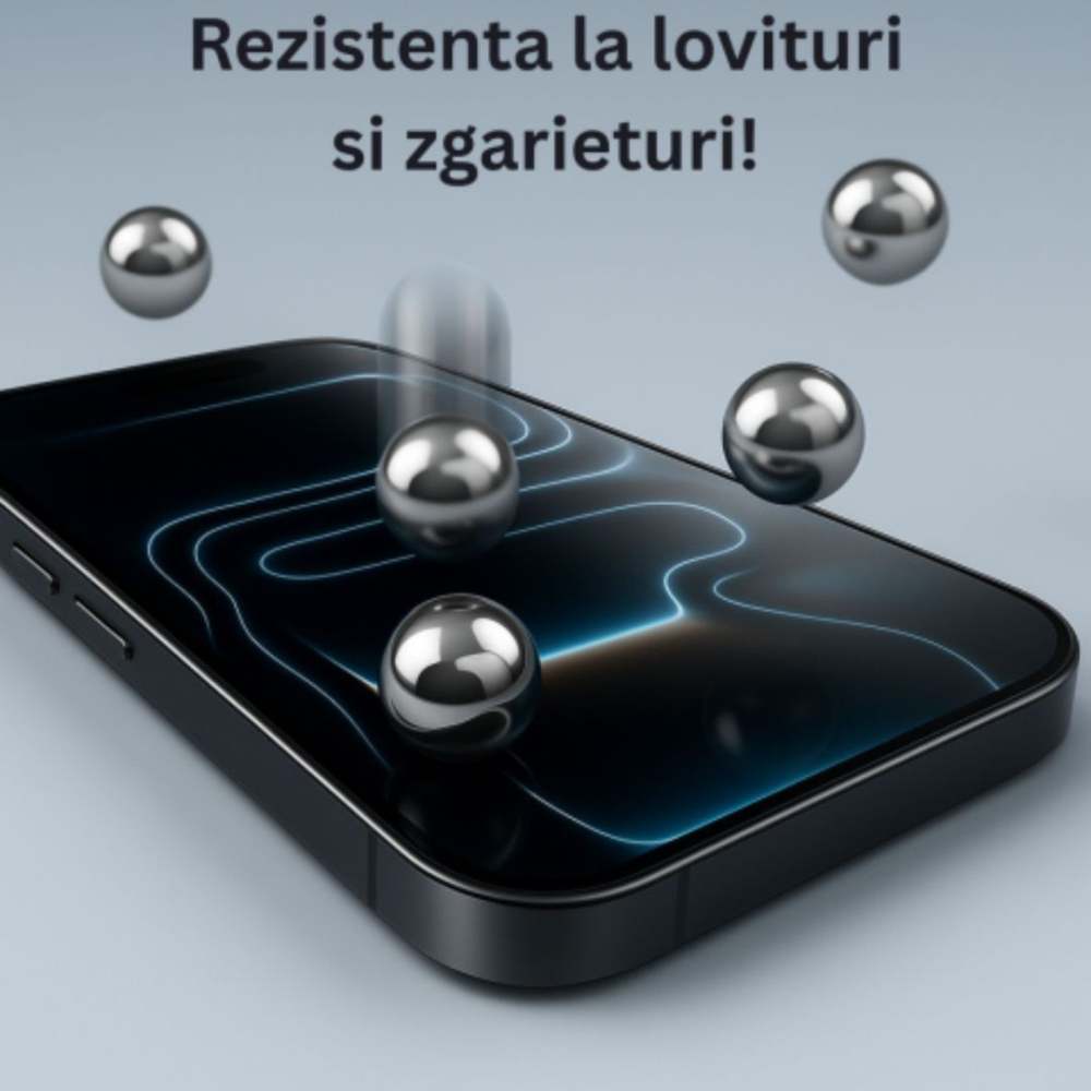 Set 2 folii de sticla transparente pentru iPhone 17 Pro - ZetGSM [3]