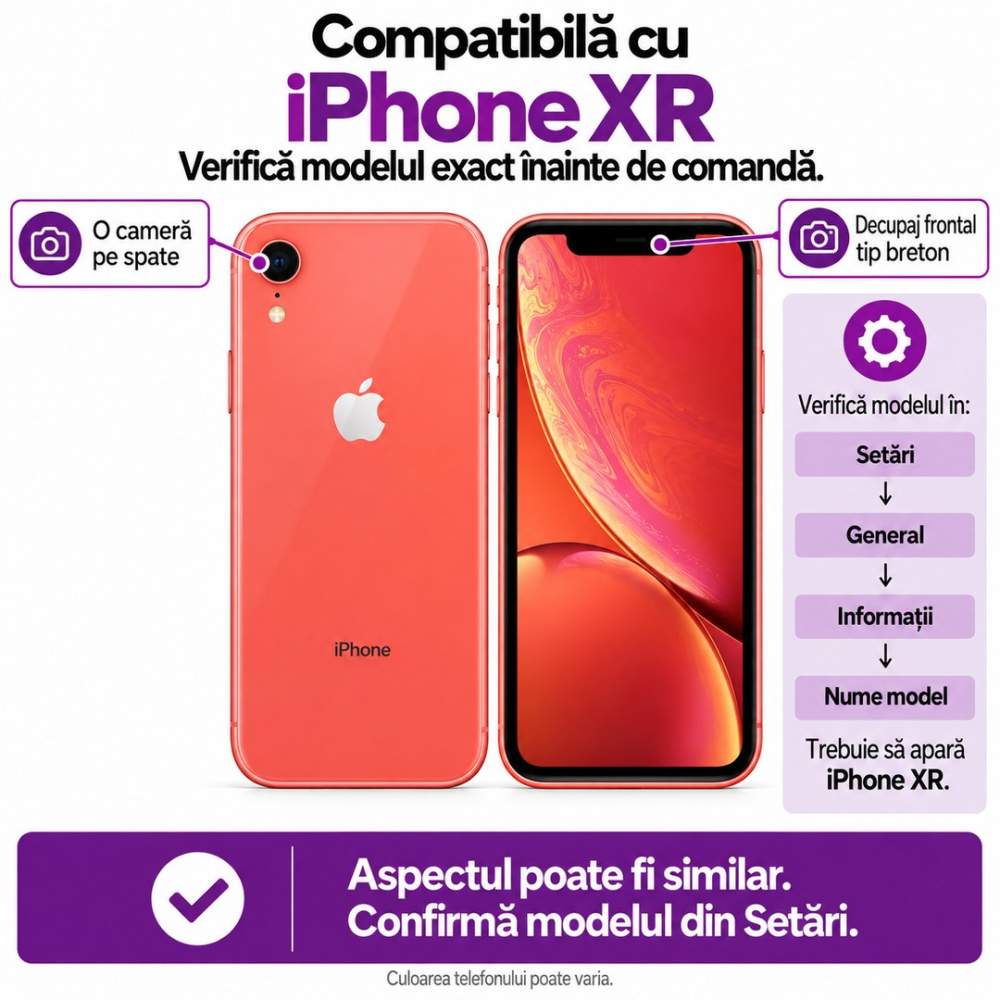 Set 2 Folii de Sticla Securizata Transparente pentru iPhone XR cu Kit Montare Inclus - Adeziv pe toata suprafata - ZetGSM [2]