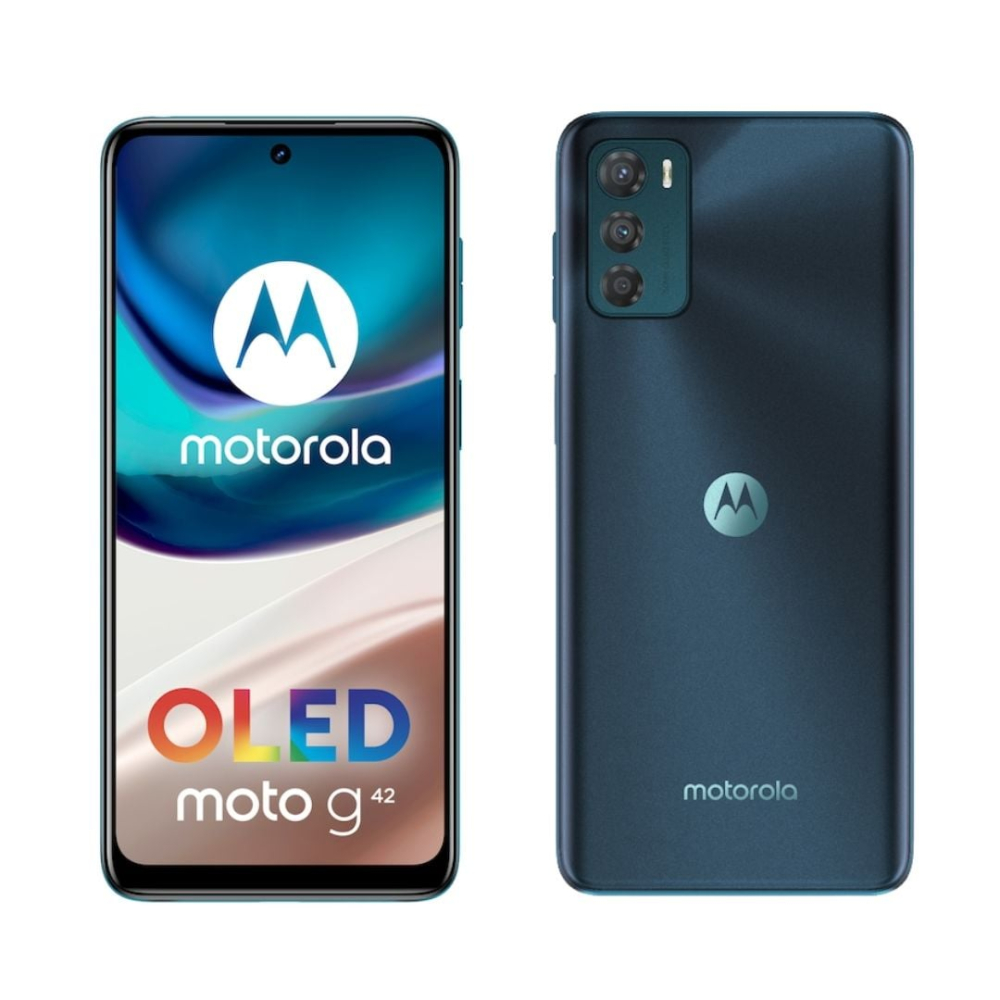 Set 2 Folii de Sticla Transparente pentru Motorola Moto G42 - Full Glue - Kit Montare Inclus [3]