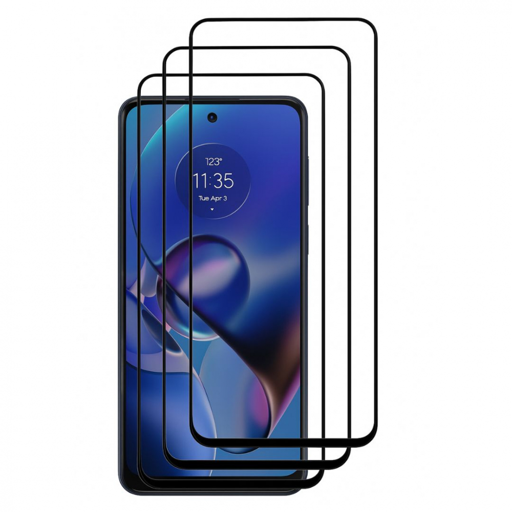 Set 3 Folii de Protectie din Sticla securizata pentru Motorola Moto 54 Power [1]