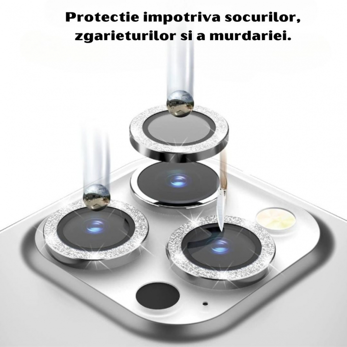 Set Protecții Camere Elegance iPhone 12 Pro [4]