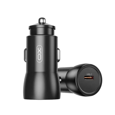 Cabluri & Incarcatoare - Incarcator Auto XO CC57 25W Type-C - Metalic - Incarcare Rapida - Negru