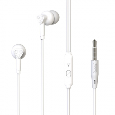 Căști audio cu fir și microfon, mufă jack 3,5mm - XO EP33