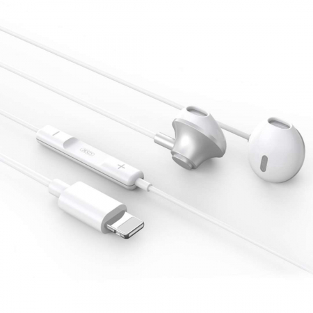 Casti Audio cu Fir și Microfon pentru iPhone - Alb [1]