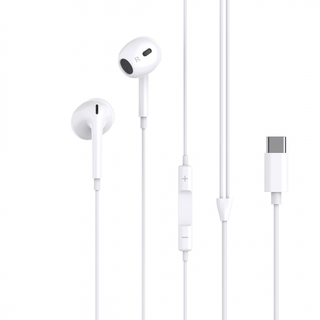 Casti Audio - Casti audio cu fir si microfon, mufa Type-C - XO EP74