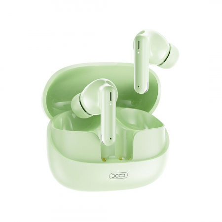 Căști wireless, Bluetooth 5.3, XO X34 TWS, Autonomie 6 ore - Verde