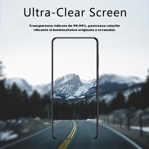 Folie de Protectie din Sticla pentru Samsung Galaxy S23, Compatibila cu Amprenta, Kit Montare Inclus, Adeziv pe toata Suprafata, Protectie Anti-Zgarieturi si Socuri [2]