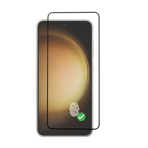 Folii Samsung - Set 2 Folii de Sticla Transparente pentru Samsung Galaxy S23 - Full Glue - Kit Montare Inclus - Compatibile cu Amprenta