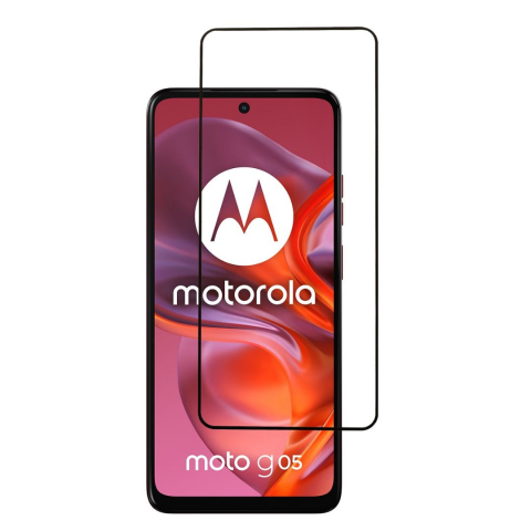 Folii Motorola - Folie de Protectie din Sticla securizata pentru Motorola Moto G05 cu Kit Montare Inclus, Claritate HD, Adeziv pe toata suprafata, Protectie Anti-Zgarieturi si Socuri