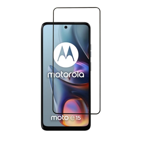 Folii Motorola - Folie de Protectie din Sticla securizata pentru Motorola Moto E15 cu Kit Montare Inclus, Claritate Ultra HD, Adeziv pe toata suprafata, Protectie Anti-Zgarieturi si Socuri