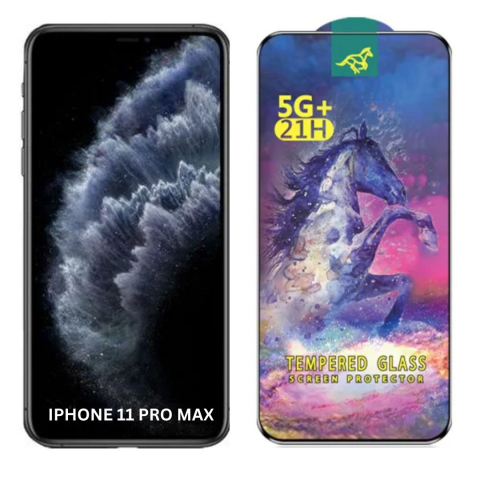 Set 2 Folii de Sticla Securizata Transparente pentru iPhone XS Max cu Kit Montare Inclus - Adeziv pe toata suprafata - ZetGSM [1]