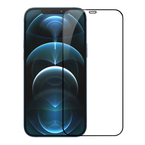 Pachete 2 Folii de Sticlă - Set 2 Folii de Sticla Securizata Transparente pentru iPhone 12 Pro Max cu Kit Montare Inclus - Adeziv pe toata suprafata - ZetGSM
