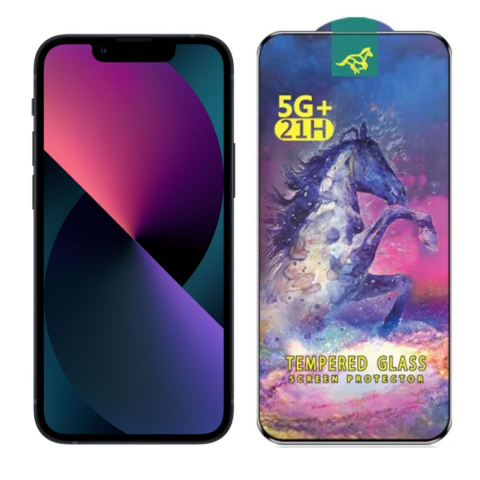 Set 2 Folii de Sticla Securizata Transparente pentru iPhone 13 Pro cu Kit Montare Inclus - Adeziv pe toata suprafata - ZetGSM [1]