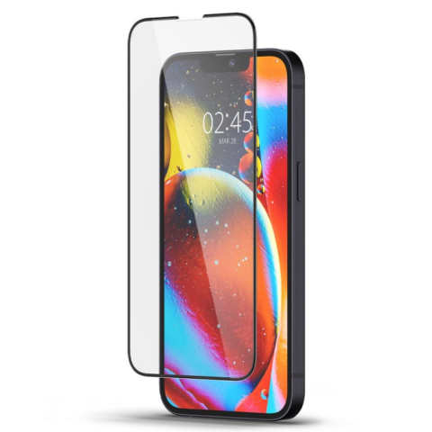 Pachete 2 Folii de Sticlă - Set 2 Folii de Sticla Securizata Transparente pentru iPhone 13 Pro cu Kit Montare Inclus - Adeziv pe toata suprafata - ZetGSM