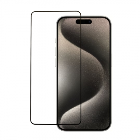 Pachete 2 Folii de Sticlă - Set 2 Folii de Sticla Securizata Transparente pentru iPhone 15 Pro Max cu Kit Montare Inclus - Adeziv pe toata suprafata - ZetGSM