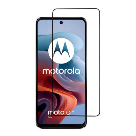 Folii Motorola - Folie sticla pentru Motorola G34 - Full glue