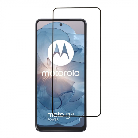 Folii Motorola - Folie sticla pentru Motorola Moto G24 Power - Full glue