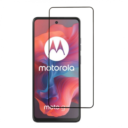 Folii Motorola - Folie sticla pentru Motorola Moto G04 - Full glue