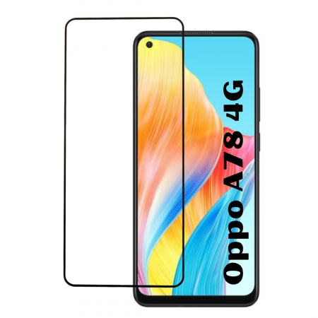Folii Oppo - Folie Sticlă Full Glue 99H pentru Oppo A78 4G