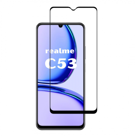 Folii Realme - Folie sticla pentru Realme C53 - Full glue