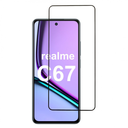 Folii Realme - Folie sticla pentru Realme C67 - Full glue