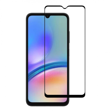 Pachete 2 Folii de Sticlă - Set 2 Folii de Sticla Transparente pentru Samsung Galaxy A05 - Full Glue - Kit Montare Inclus