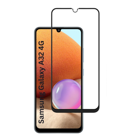 Pachete 2 Folii de Sticlă - Set 2 Folii de Sticla Transparente pentru Samsung Galaxy A32 4G - Full Glue - Kit Montare Inclus - ZetGSM