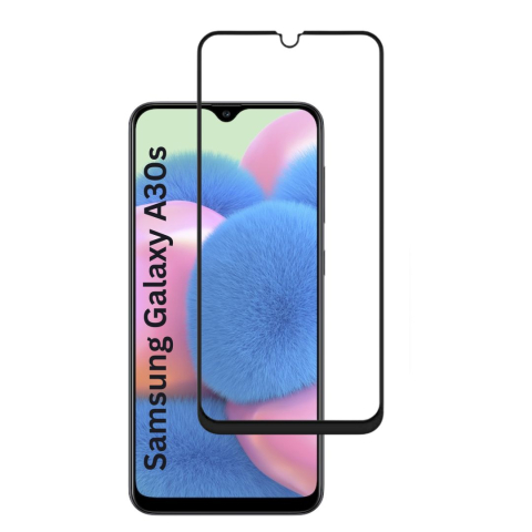Pachete 2 Folii de Sticlă - Set 2 Folii de Sticla Transparente pentru Samsung Galaxy A30s - Full Glue - Kit Montare Inclus - ZetGSM