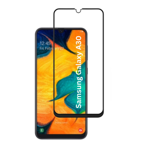Pachete 2 Folii de Sticlă - Set 2 Folii de Sticla Transparente pentru Samsung Galaxy A30 - Full Glue - Kit Montare Inclus - ZetGSM