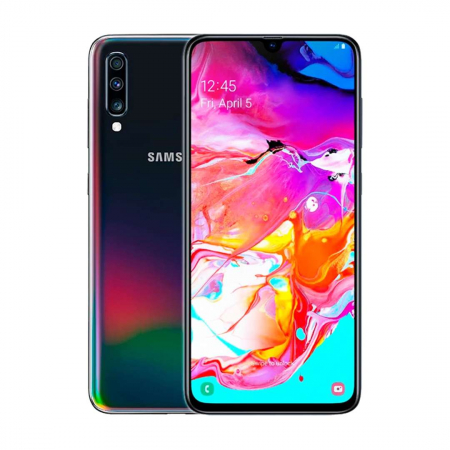 Set 2 Folii de Sticla Transparente pentru Samsung Galaxy A70 - Full Glue - Kit Montare Inclus [1]