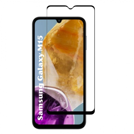 Folii Samsung - Folie sticla pentru Samsung Galaxy M15 - Full glue