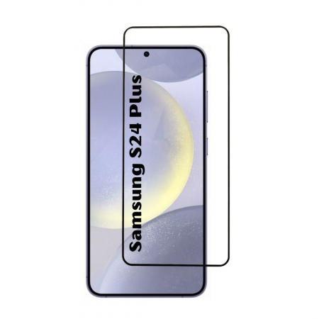 Produse - Set 2 Folii de Sticla pentru Samsung Galaxy S24 Plus - Full Glue - Kit Montare Inclus