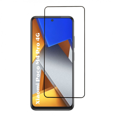 Folii Xiaomi - Folie sticla pentru Xiaomi Poco M4 Pro 4G - Full glue