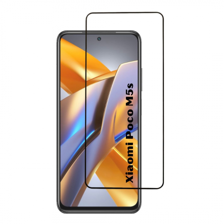 Folii Xiaomi - Folie sticla pentru Xiaomi Poco M5s - Full glue