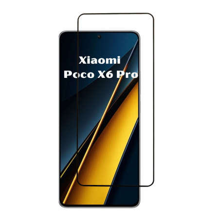 Folii Xiaomi - Folie sticla pentru Xiaomi Poco X6 Pro - Full glue