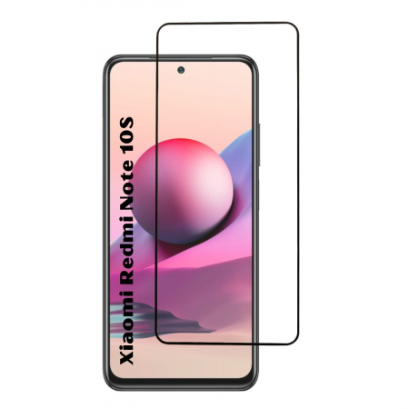 Folii Xiaomi - Folie sticla pentru Xiaomi Redmi Note 10S - Full Glue