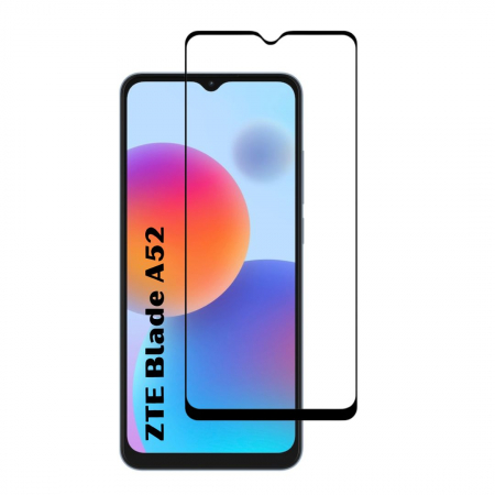 Folii sticla ZTE - Folie sticla pentru ZTE Blade A52  - Full glue