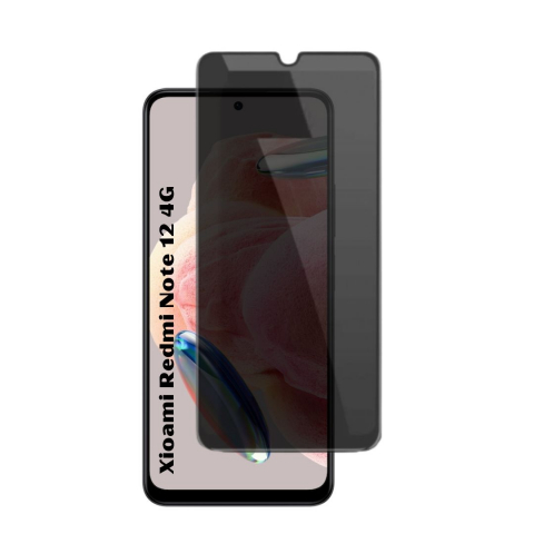Folii Xiaomi - Folie sticla privacy compatibila cu Xiaomi Redmi Note 12 4G