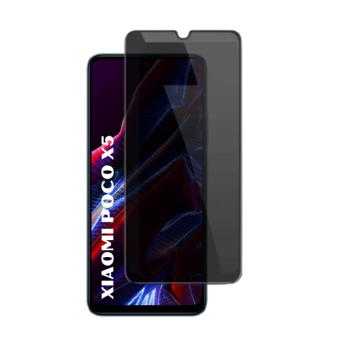 Folii Xiaomi - Folie sticla privacy compatibila cu Xiaomi POCO X5