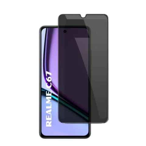 Folii Realme - Folie sticla privacy compatibila cu REALME C67