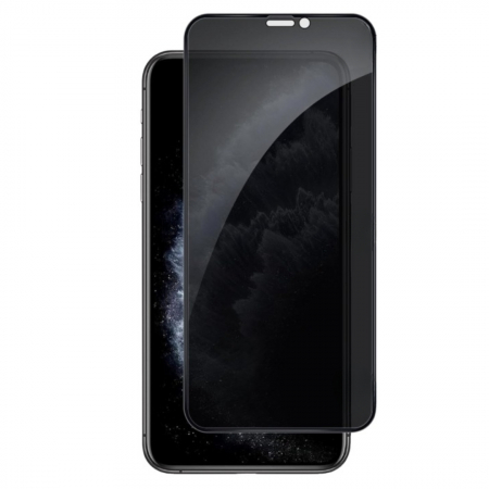 Folii Iphone - Folie sticla privacy pentru Iphone XS - Full glue