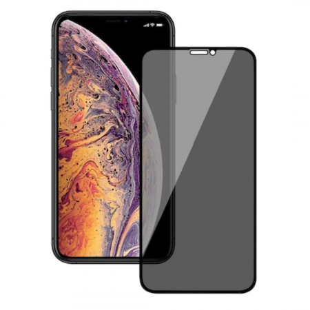 Folii Privacy - Folie sticla privacy pentru Iphone 12 PRO  - Full glue