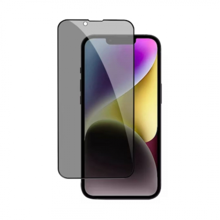 Pachete 2 Folii de Sticlă - Set 2 Folii de Sticla Securizata Privacy pentru iPhone 13 cu Kit Montare Inclus - Adeziv pe toata suprafata - ZetGSM