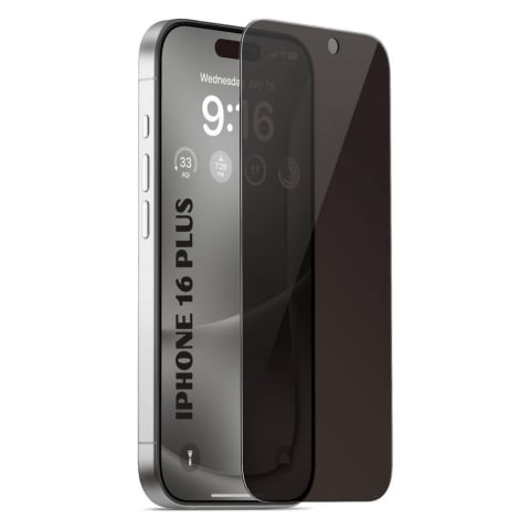 Folii Privacy - Folie sticla privacy pentru Iphone 16 plus