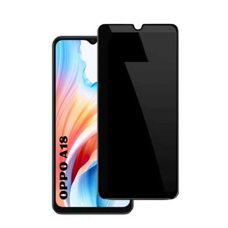Folii Privacy - Folie Sticla Privacy Oppo A18 - Full Glue