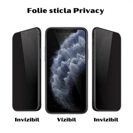 Folie Sticla Privacy Oppo A18 - Full Glue [1]