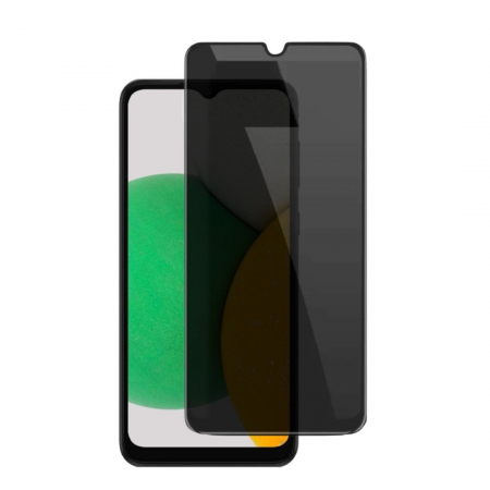 Folii Privacy - Set 2 Folii de Sticla Privacy pentru Samsung Galaxy A03 Core - Full Glue - Kit Montare Inclus
