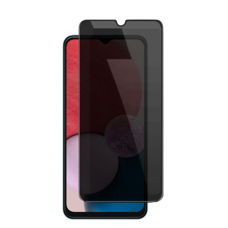 Folii Privacy - Set 2 Folii de Sticla Privacy pentru Samsung Galaxy A13 5G - Full Glue - Kit Montare Inclus