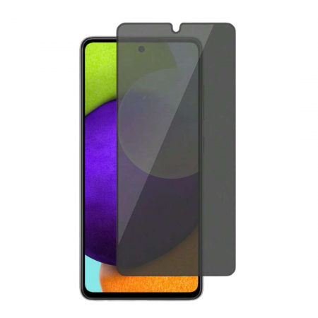 Folii Privacy - Set 2 Folii de Sticla Privacy pentru Samsung Galaxy A53 5G - Full Glue - Kit Montare Inclus - ZetGSM
