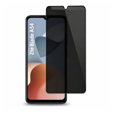 Folii sticla ZTE - Folie Sticlă Privacy Securizată pentru ZTE Blade A54 - Full Glue, Kit Montare Inclus